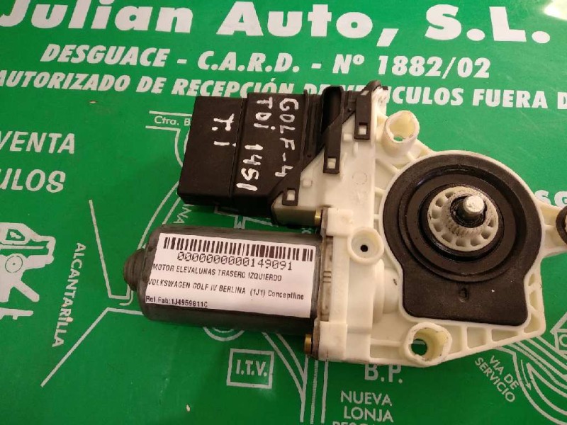 Recambio de motor elevalunas trasero izquierdo para volkswagen golf iv berlina (1j1) conceptline referencia OEM IAM 1J4959811C 1