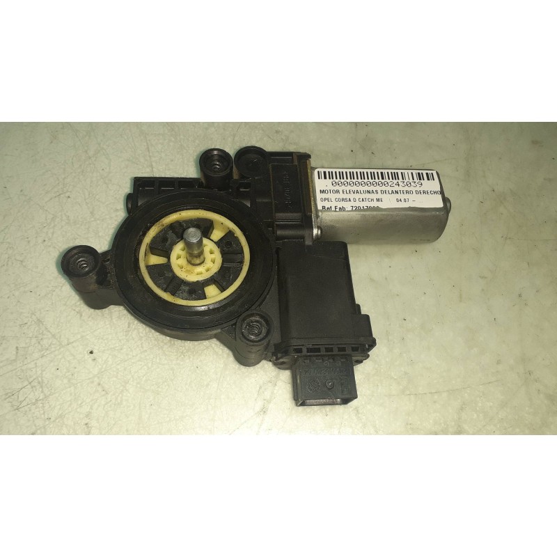 Recambio de motor elevalunas delantero derecho para opel corsa d catch me referencia OEM IAM 72017003 2740010876004 LAMES