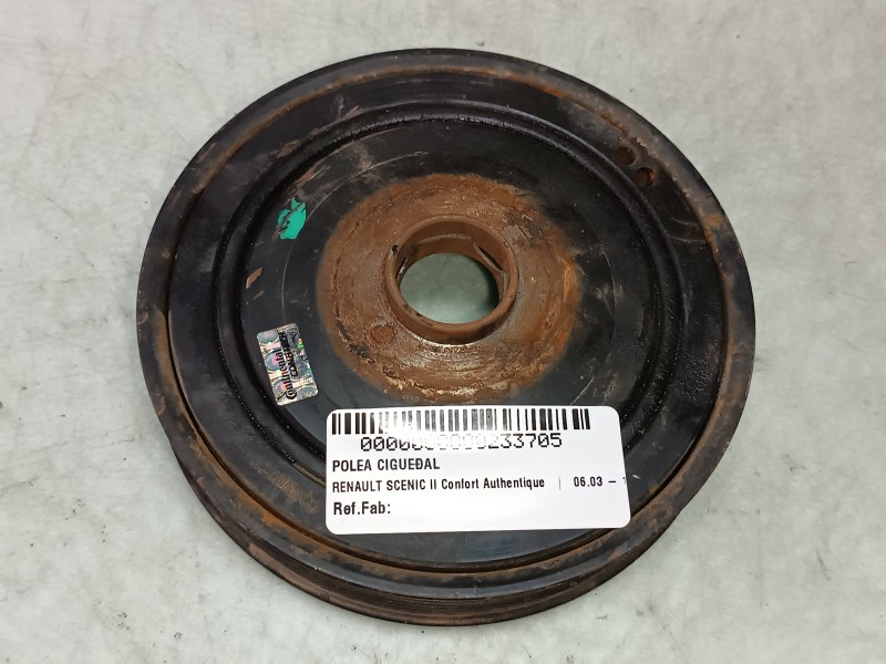 Recambio de polea cigueñal para renault scenic ii confort authentique referencia OEM IAM   