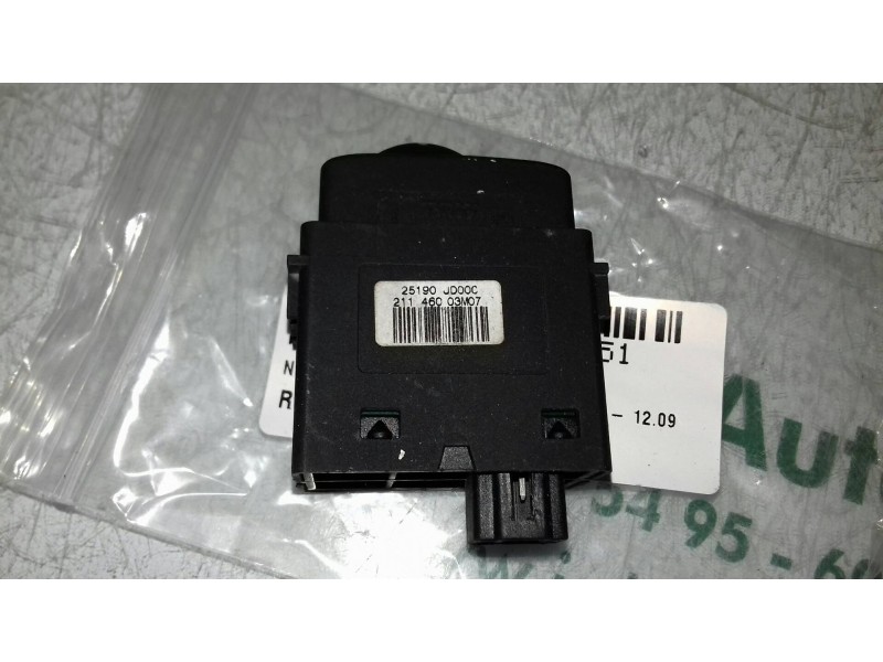 Recambio de mando luces para nissan qashqai (j10) tekna referencia OEM IAM 25190JD00C 4 PINES REGULADOR LUCES