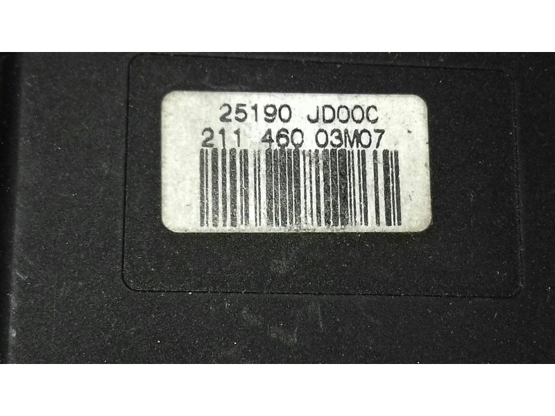 Recambio de mando luces para nissan qashqai (j10) tekna referencia OEM IAM 25190JD00C 4 PINES REGULADOR LUCES
