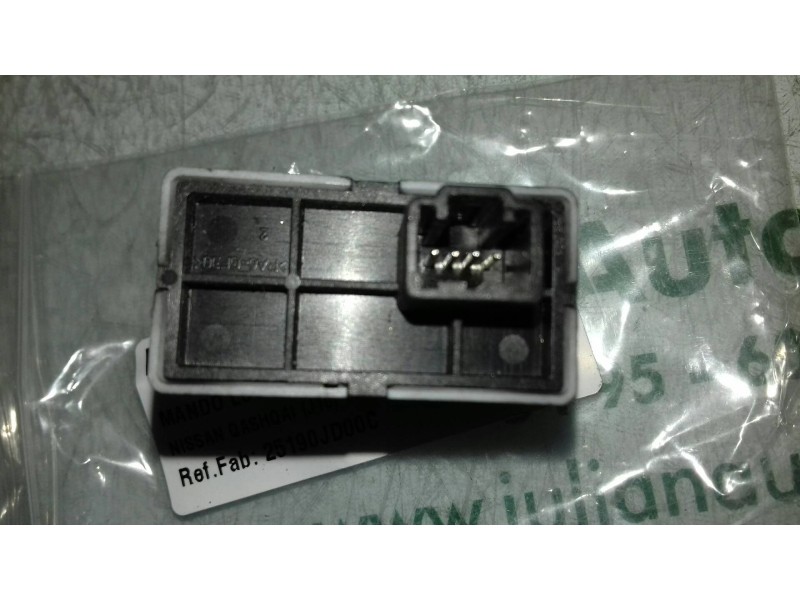 Recambio de mando luces para nissan qashqai (j10) tekna referencia OEM IAM 25190JD00C 4 PINES REGULADOR LUCES
