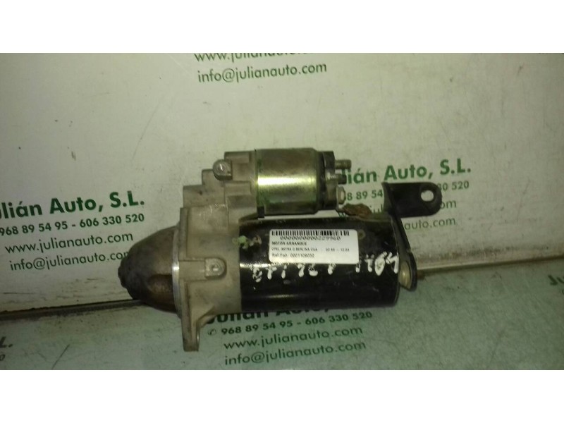 Recambio de motor arranque para opel astra g berlina club referencia OEM IAM 0001109052  BOSCH