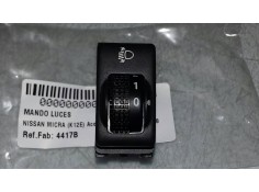 Recambio de mando luces para nissan micra (k12e) acenta referencia OEM IAM 4417B NEGRO 4 PINES
