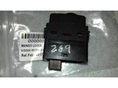 Recambio de mando luces para nissan micra (k12e) acenta referencia OEM IAM 4417B NEGRO 4 PINES 2