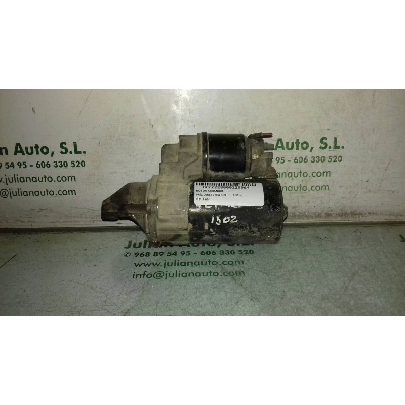 Recambio de motor arranque para opel corsa c blue line referencia OEM IAM  0001107409 BOSCH