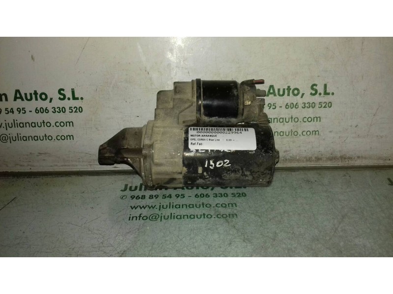 Recambio de motor arranque para opel corsa c blue line referencia OEM IAM  0001107409 BOSCH