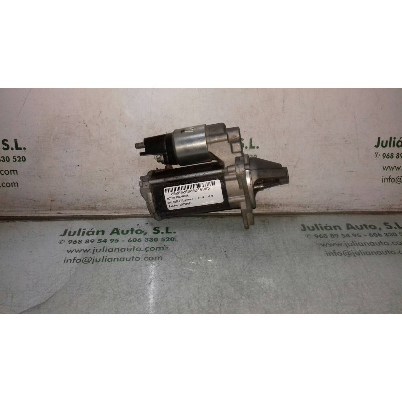 Recambio de motor arranque para opel corsa e expression referencia OEM IAM 25196021 0001192069 BOSCH