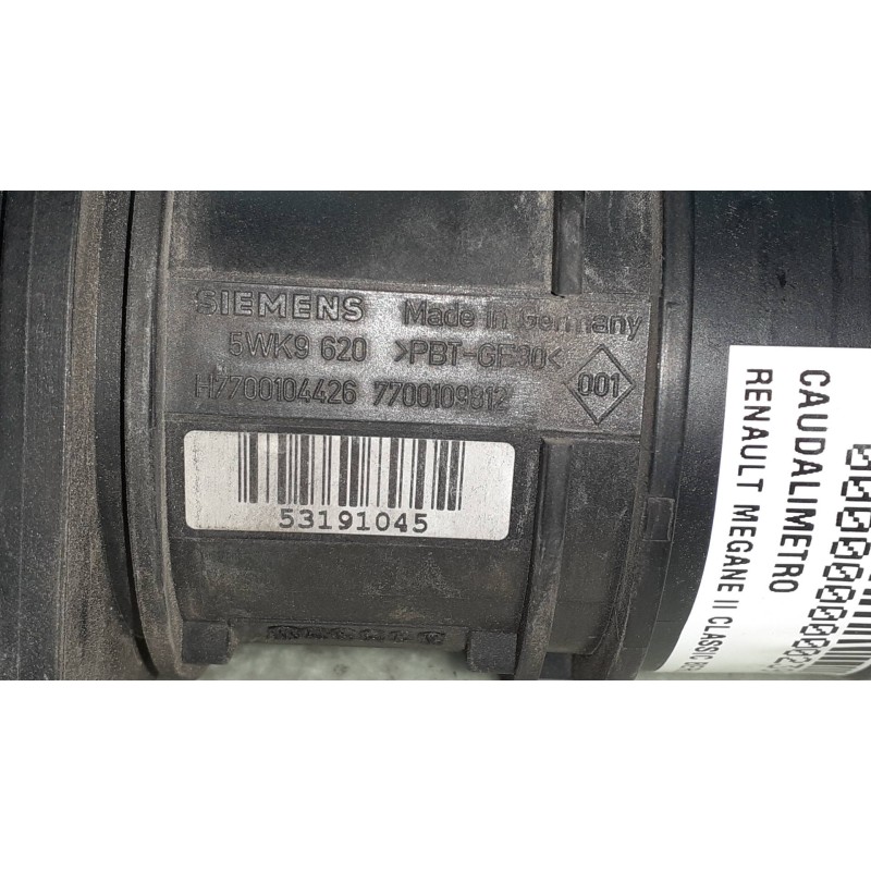 Recambio de caudalimetro para renault megane ii classic berlina confort authentique referencia OEM IAM H7700104426 7700109812 5W