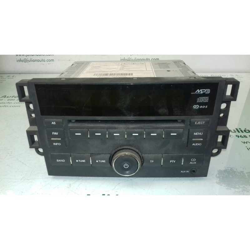 Recambio de sistema audio / radio cd para chevrolet aveo ls referencia OEM IAM 96647737  DAEWOO ELECTRONICS