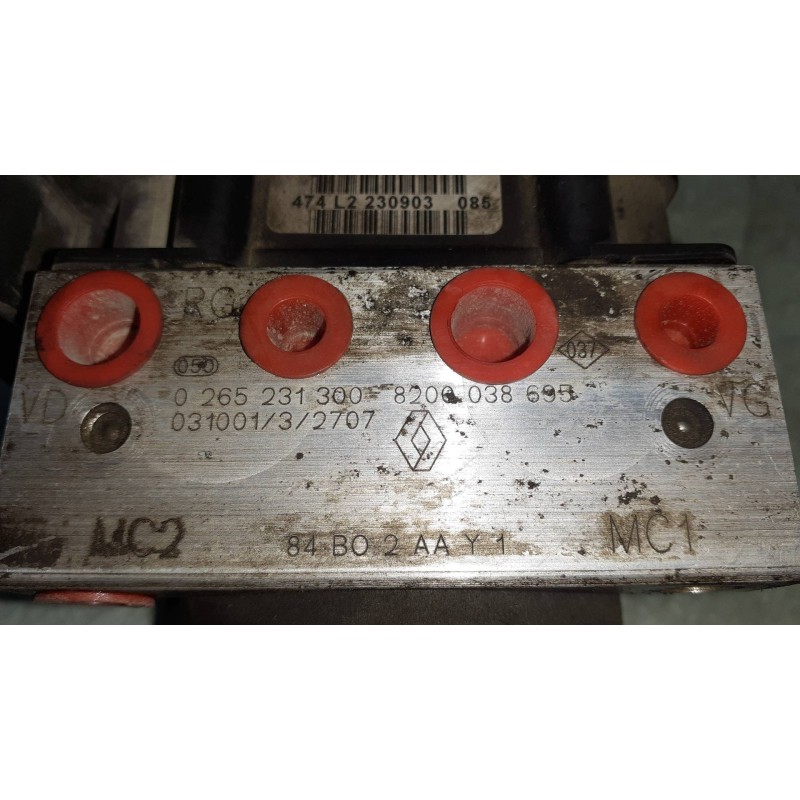 Recambio de abs para renault megane ii classic berlina confort authentique referencia OEM IAM 8200038695 0265231300 0265800300
