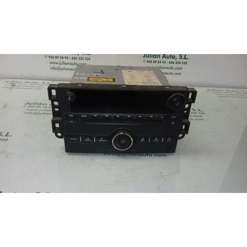 Recambio de sistema audio / radio cd para chevrolet aveo lt referencia OEM IAM 96628256 701329 FUJITSU TEN