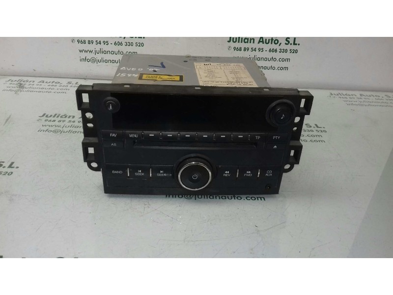 Recambio de sistema audio / radio cd para chevrolet aveo lt referencia OEM IAM 96628256 701329 FUJITSU TEN