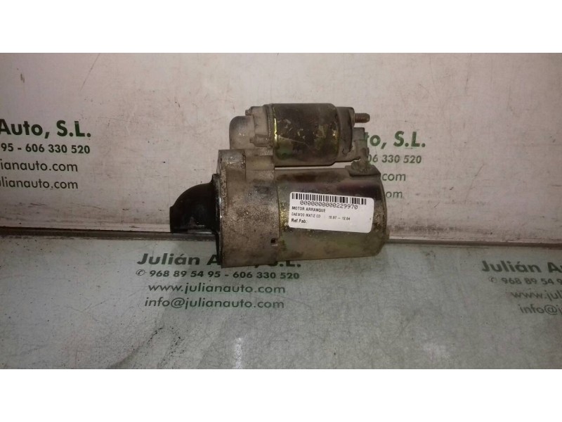 Recambio de motor arranque para daewoo matiz cd referencia OEM IAM   