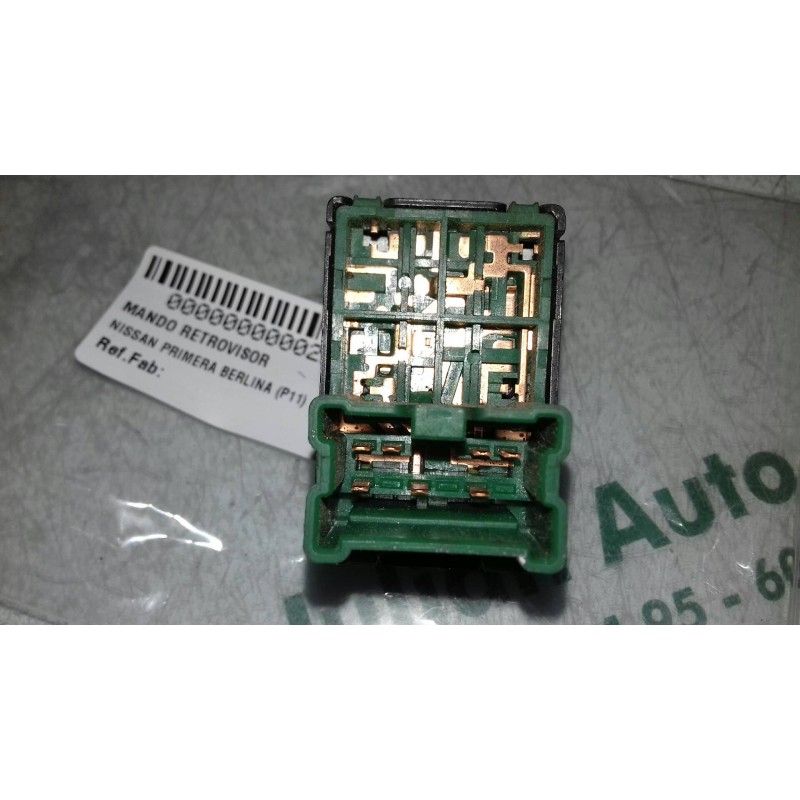 Recambio de mando retrovisor para nissan primera berlina (p11) comfort referencia OEM IAM  VERDE 3 + 4 PINES