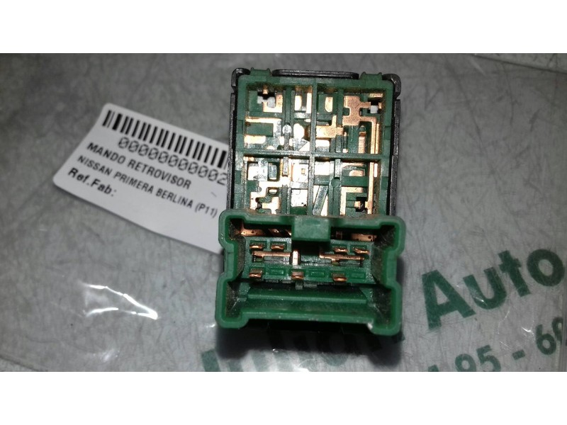 Recambio de mando retrovisor para nissan primera berlina (p11) comfort referencia OEM IAM  VERDE 3 + 4 PINES