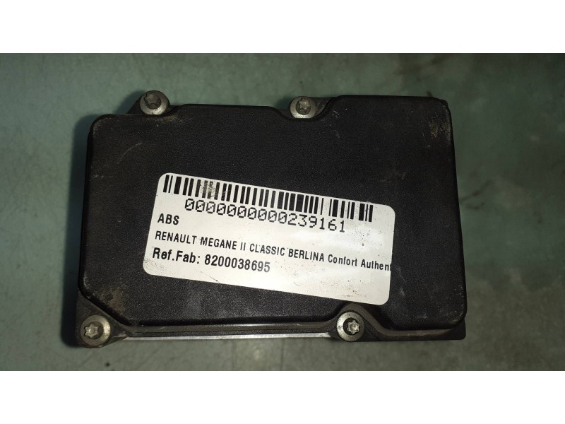 Recambio de abs para renault megane ii classic berlina confort authentique referencia OEM IAM 8200038695 0265231300 0265800300