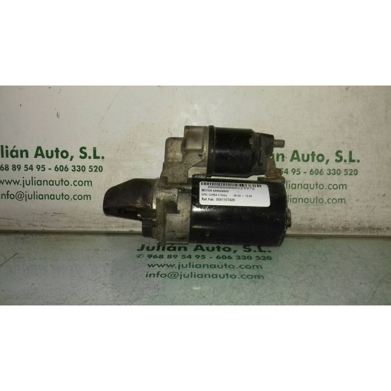 Recambio de motor arranque para opel corsa c enjoy referencia OEM IAM 0001107429  BOSCH