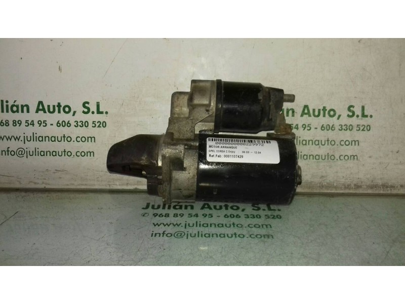 Recambio de motor arranque para opel corsa c enjoy referencia OEM IAM 0001107429  BOSCH