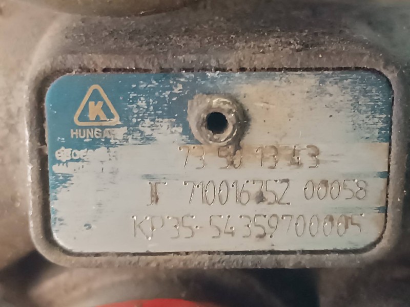 Recambio de turbocompresor para fiat panda van (i) (271) active 4 asientos referencia OEM IAM 73501343  54351014808