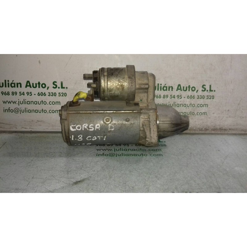 Recambio de motor arranque para opel corsa d cmon referencia OEM IAM 55221292 TS18E33 VALEO