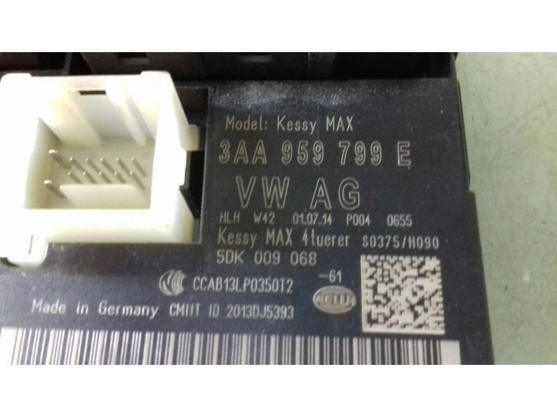 Recambio de modulo confort para volkswagen passat variant (365) edition bluemotion referencia OEM IAM 3AA959799E 5DK009068 