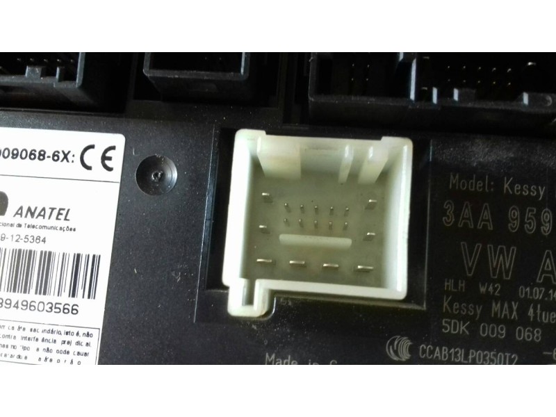 Recambio de modulo confort para volkswagen passat variant (365) edition bluemotion referencia OEM IAM 3AA959799E 5DK009068 