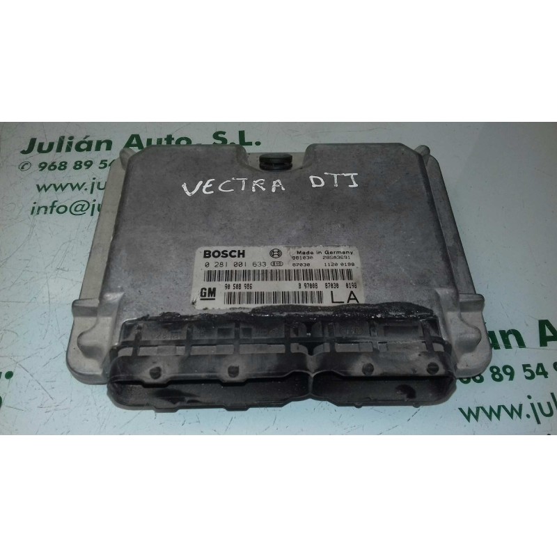 Recambio de centralita motor uce para opel vectra b berlina básico (1999) referencia OEM IAM 90508986 0281001633 BOSCH