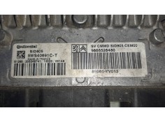 Recambio de centralita motor uce para peugeot 107 urban referencia OEM IAM 9666526480 5WS40691CT CONTINENTAL 2