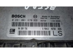 Recambio de centralita motor uce para opel astra g berlina club referencia OEM IAM 90589736 0281001670 BOSCH 2