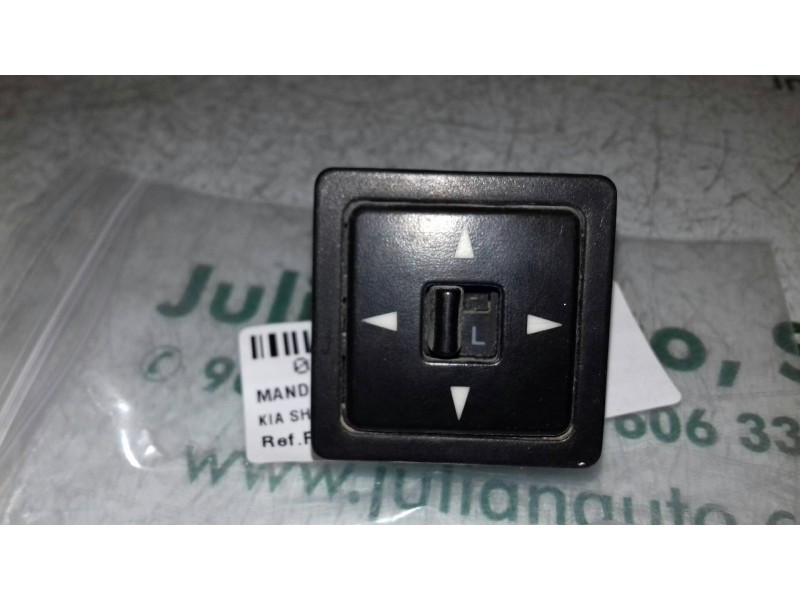 Recambio de mando retrovisor para kia shuma ii 1.6 ls 4 berlina referencia OEM IAM 990922 NEGRO 4 + 3 PINES