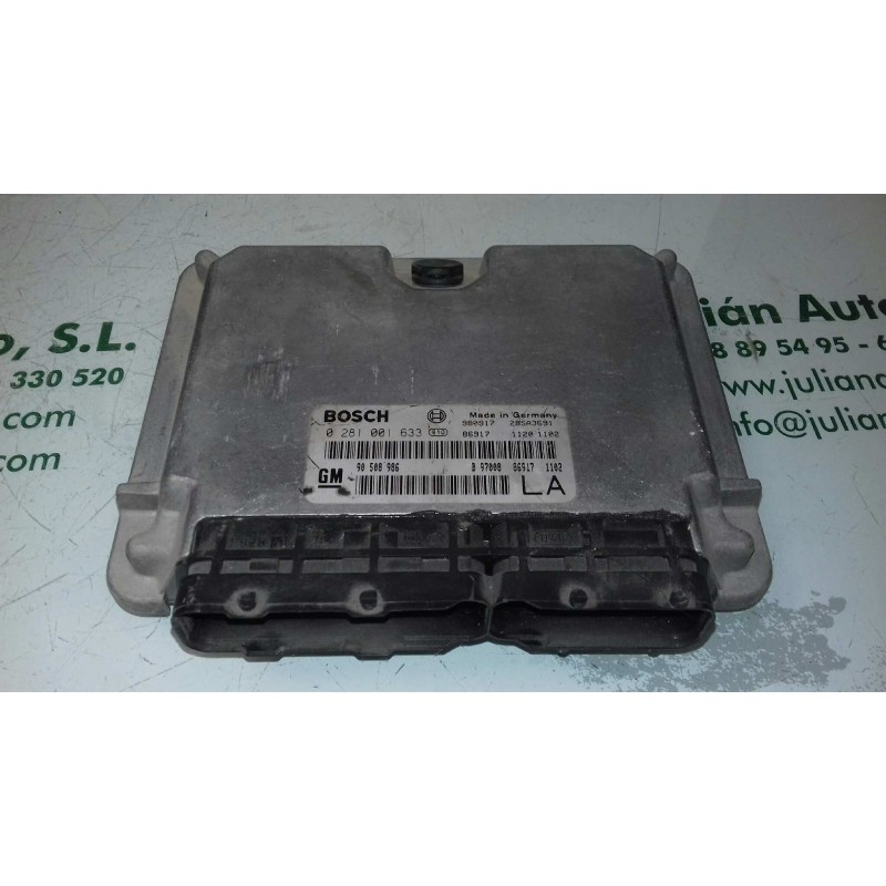 Recambio de centralita motor uce para opel vectra b berlina básico (1999) referencia OEM IAM 90508986 0281001633 BOSCH