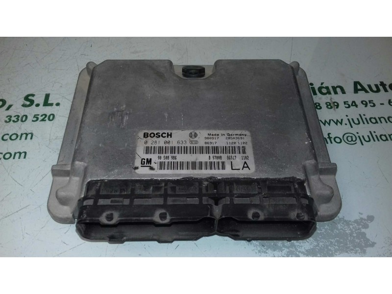 Recambio de centralita motor uce para opel vectra b berlina básico (1999) referencia OEM IAM 90508986 0281001633 BOSCH