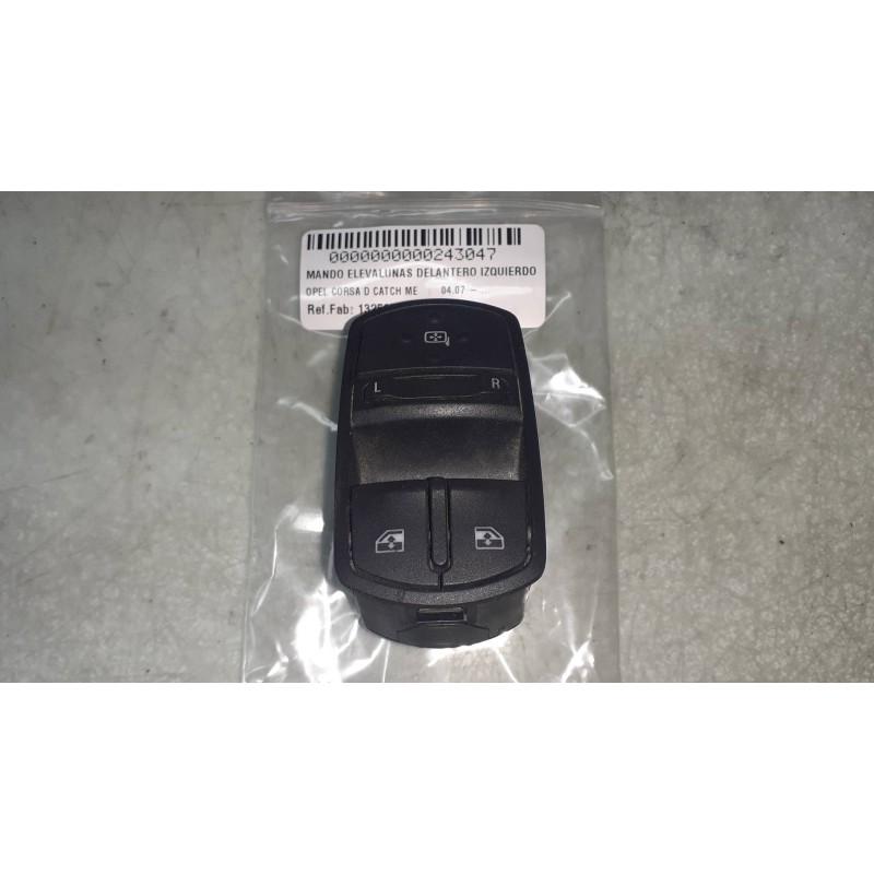 Recambio de mando elevalunas delantero izquierdo para opel corsa d catch me referencia OEM IAM 13258521AA 315625731 GM