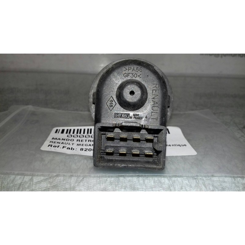 Recambio de mando retrovisor para renault megane ii berlina 3p confort authentique referencia OEM IAM 8200002442A NEGRO 4 + 4 PI