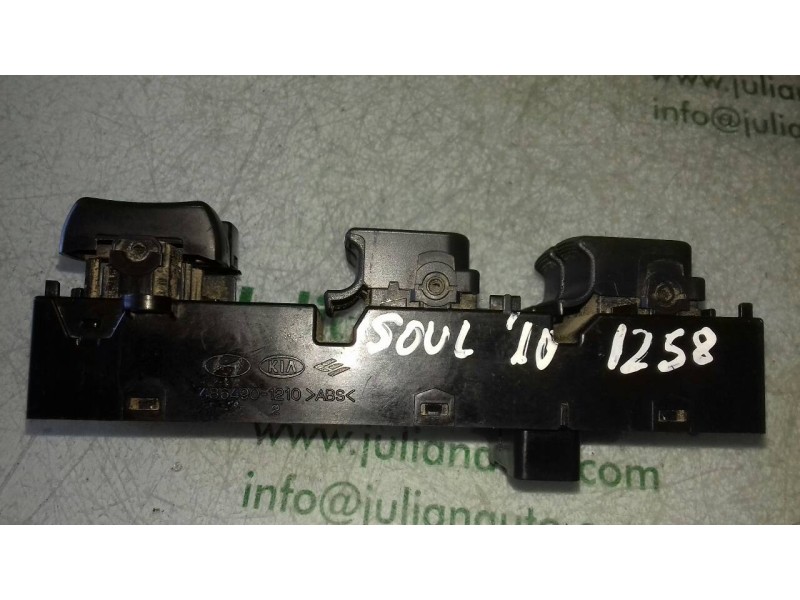 Recambio de mando elevalunas delantero izquierdo para kia soul burner referencia OEM IAM 4864901210  8+6 PINES