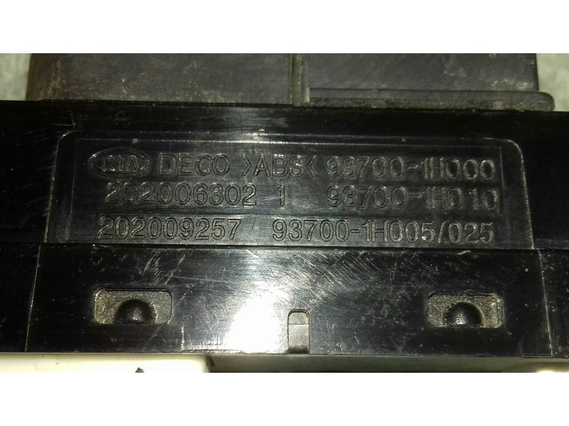 Recambio de warning para kia cee´d active referencia OEM IAM 937001H000 937001H010 