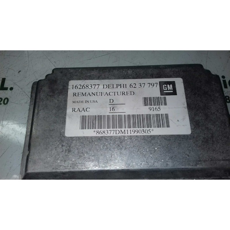 Recambio de centralita motor uce para opel astra g berlina comfort referencia OEM IAM 16268377 6237797 DELPHI
