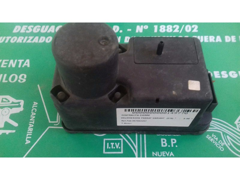 Recambio de centralita cierre para volkswagen passat variant (315) referencia OEM IAM 357962257  HELLA