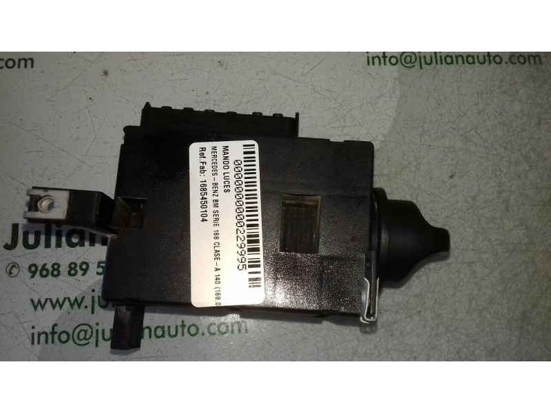 Recambio de mando luces para mercedes-benz clase a (w168) 140 (168.031) referencia OEM IAM 1685450104 501733 