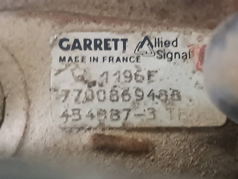 Recambio de turbocompresor para renault 19 hatchback (b/c53) gtd referencia OEM IAM 7700869488  