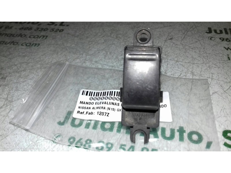 Recambio de mando elevalunas delantero izquierdo para nissan almera (n15) gx referencia OEM IAM 1207Z BLANCO 5 + 1 PINES