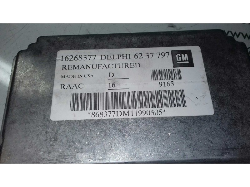 Recambio de centralita motor uce para opel astra g berlina comfort referencia OEM IAM 16268377 6237797 DELPHI