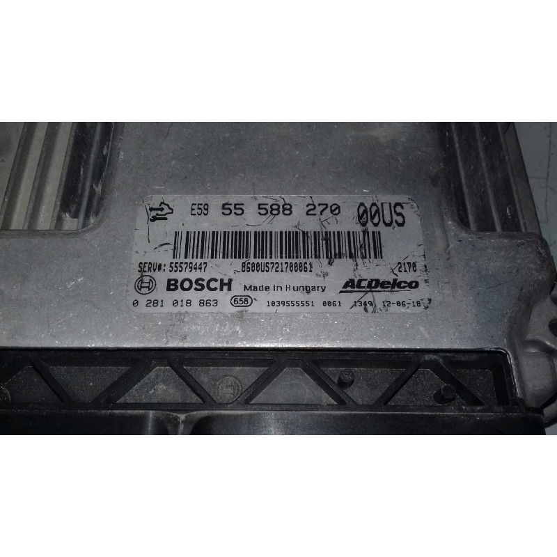 Recambio de centralita motor uce para opel corsa d expression referencia OEM IAM 55588270  BOSCH