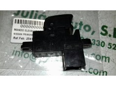 Recambio de mando elevalunas trasero izquierdo para nissan primera berlina (p12) line up referencia OEM IAM 25411AV600 NEGRO 4 + 2