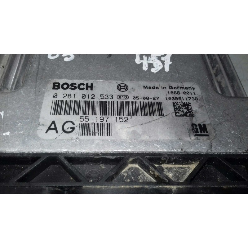 Recambio de centralita motor uce para opel vectra c berlina comfort referencia OEM IAM 55197152 0281012533 BOSCH Recambio de centralita motor uce para opel vectra c berlina comfort referencia OEM IAM 55197152 0281012533 BOSCH
