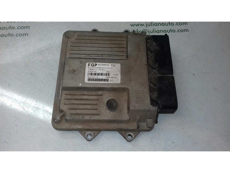 Recambio de centralita motor uce para opel combo (corsa c) edition blue line referencia OEM IAM 55194018 4Z4S9Y39E MAGNETI MAREL