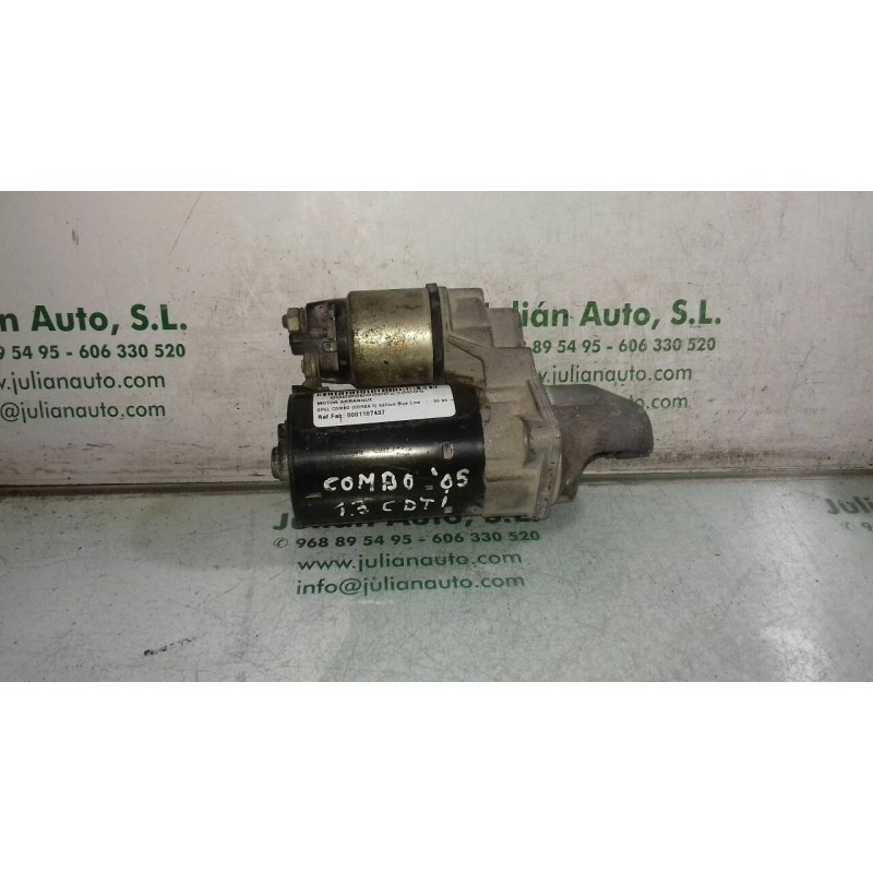Recambio de motor arranque para opel combo (corsa c) edition blue line referencia OEM IAM 0001107437  BOSCH