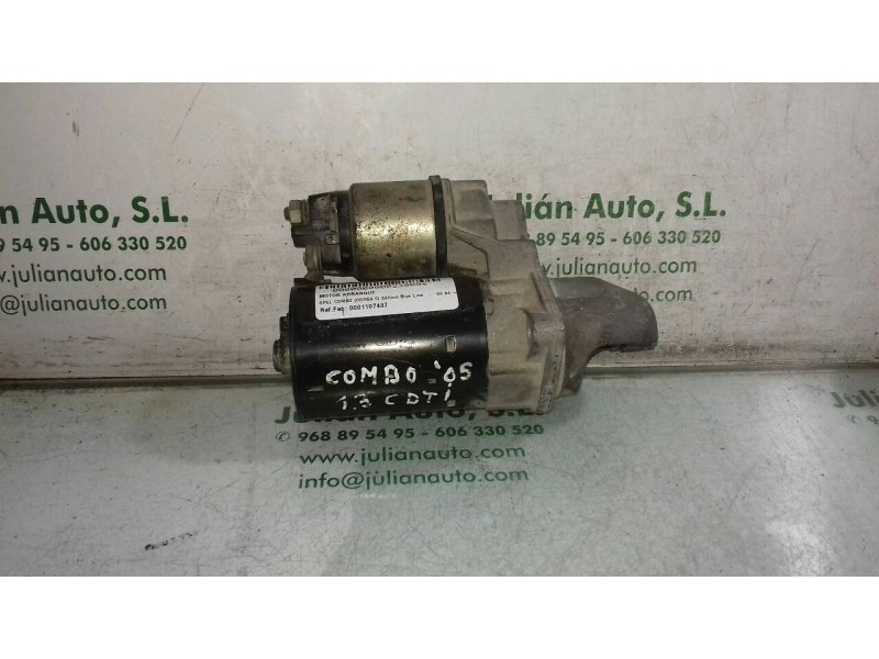Recambio de motor arranque para opel combo (corsa c) edition blue line referencia OEM IAM 0001107437  BOSCH