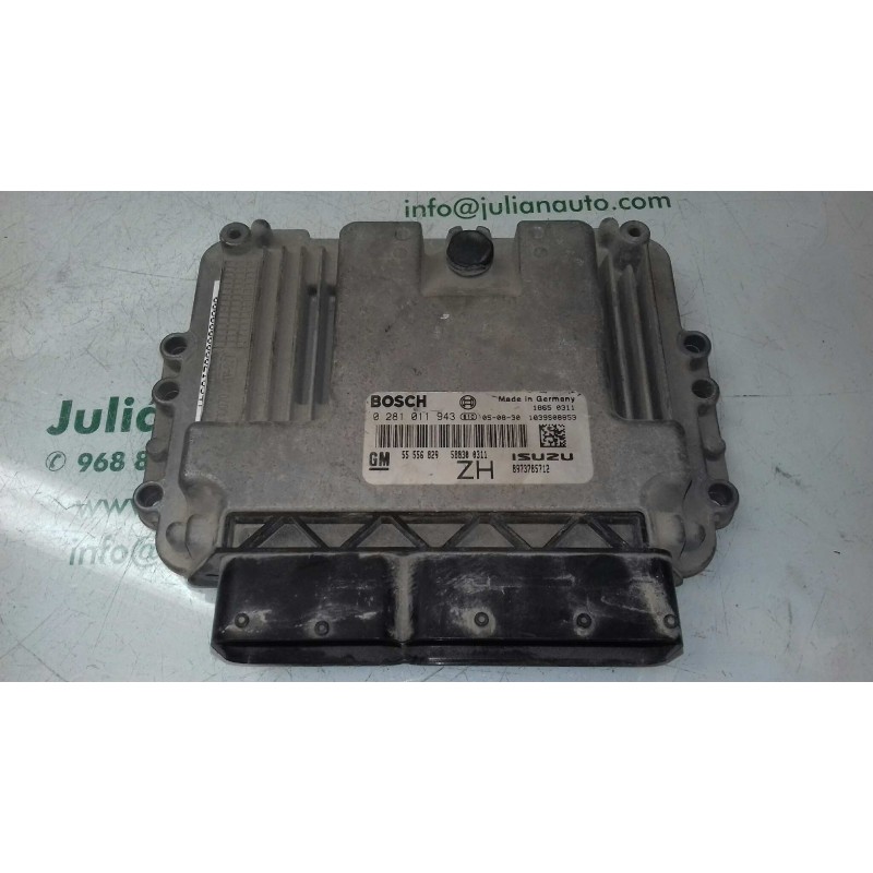 Recambio de centralita motor uce para opel astra h berlina elegance referencia OEM IAM 55556829 0281011943 BOSCH